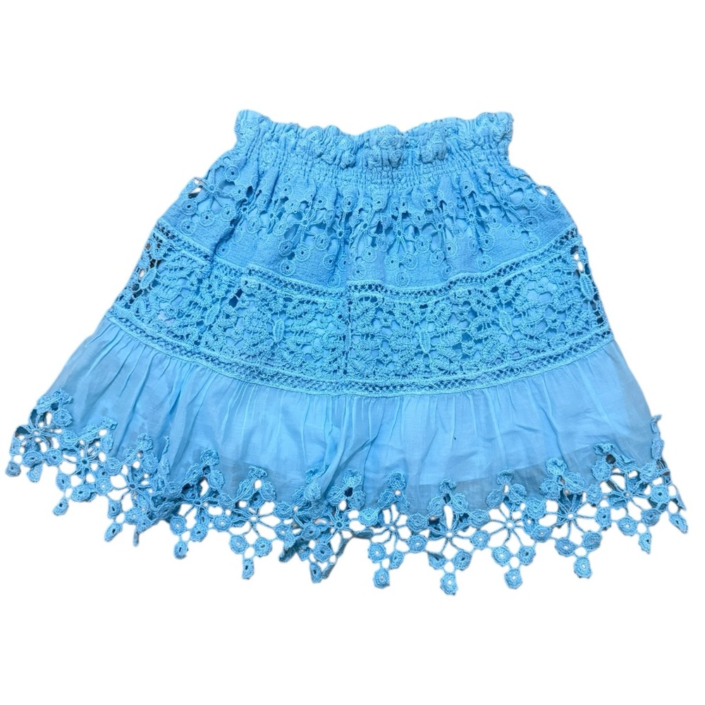 Blue Lace Women's Skirt